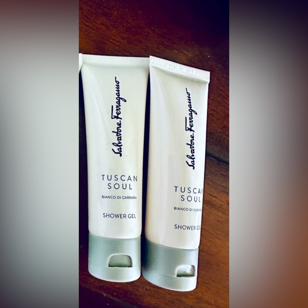 SALVATORE FERRAGAMO TUSCAN SOUL Shower Gel Set Of 2 Travel Size 40 ml
